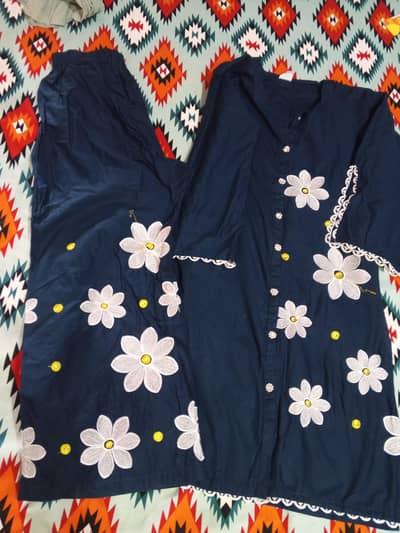 lawn stitch dress medium size