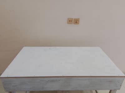 console table(with a sheet on top)