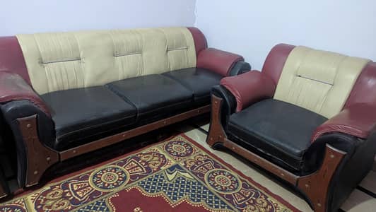Wood Sofa Set