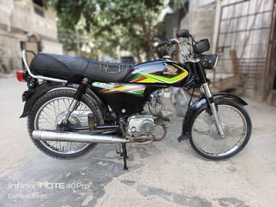 Honda CD 70 2019 first owner Karachi number