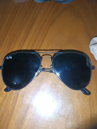Ray Ban Green Lens Black Frame Copy Aviators Good quality.