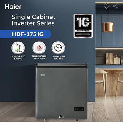Haier HDF-175 (6CFT) inverter deep freezer- like new