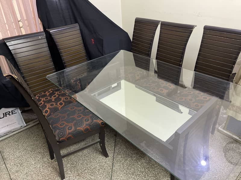 Dining Table with six chairs 2