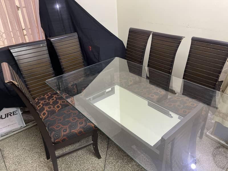 Dining Table with six chairs 3