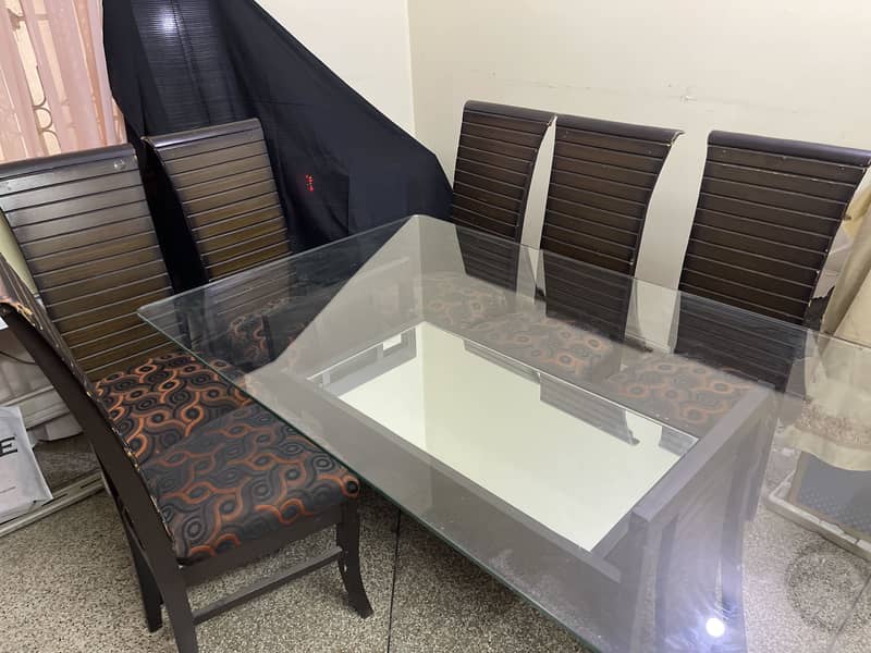 Dining Table with six chairs 5