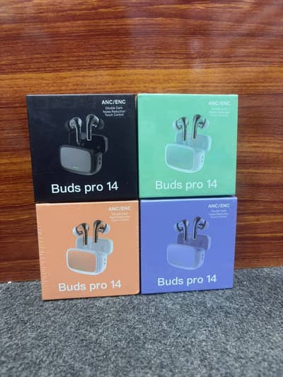 Buds Pro 14 | Wireless Bluetooth Earbuds | Long Battery Backup