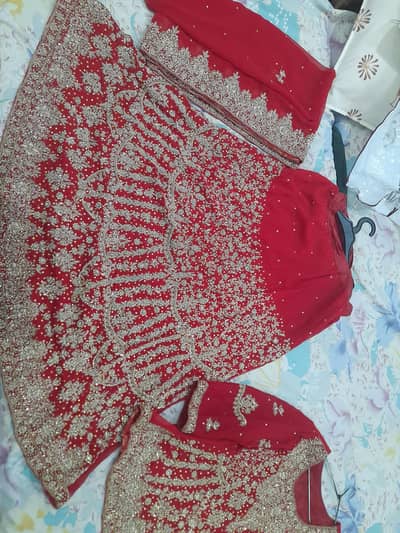 wedding lehnga in three piece for sale
