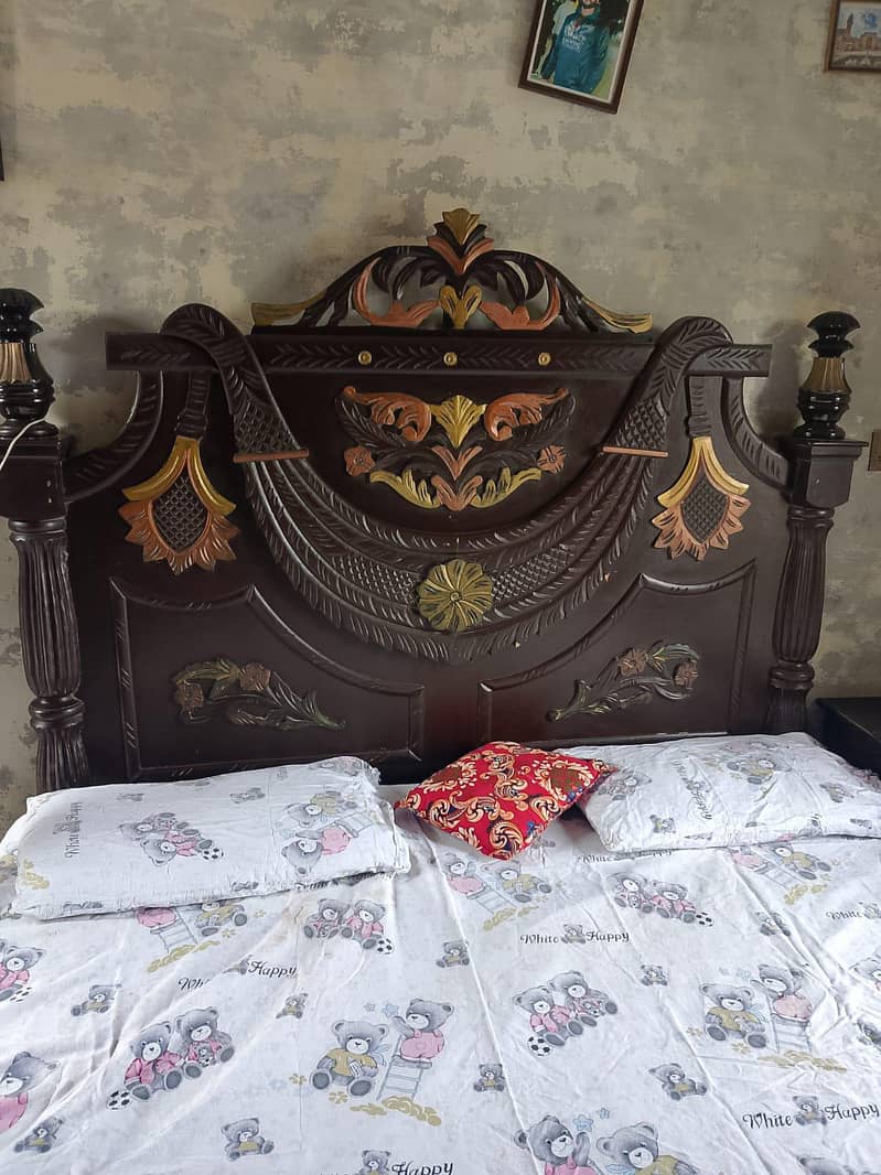 bed set dressing table showcase 8