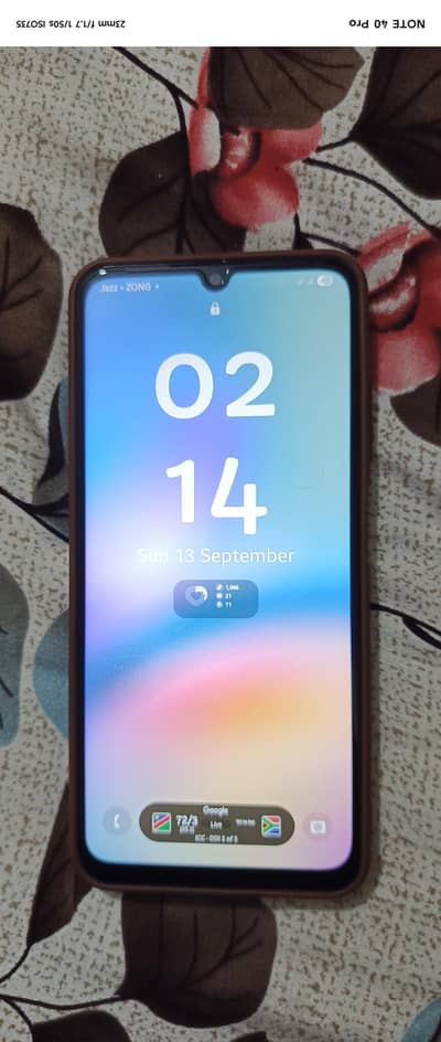 Samsung Mobile A05s with box 6/128gb