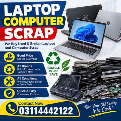 Scrap Dealer laptop computer printer hard ram SSD ddr4 ram