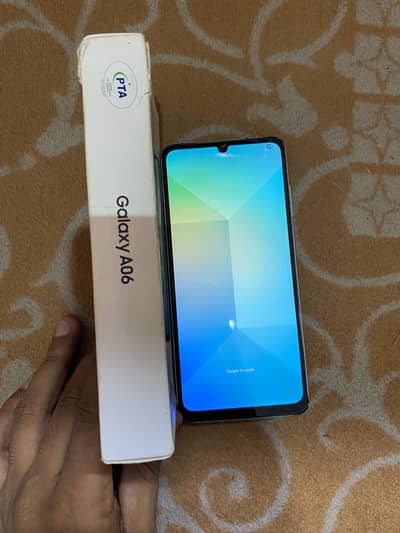 Samsung Mobile A06 pta approved daba sath