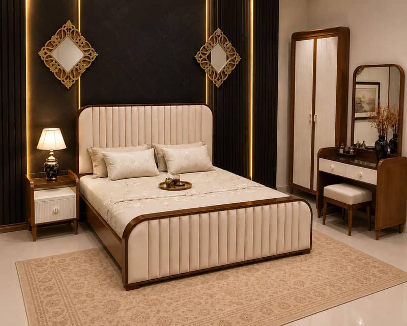 New bed with side table 9