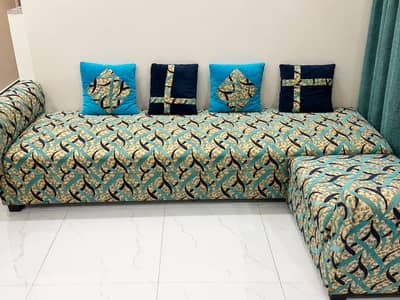 Urgent sale L-shaped 5-seater sofa