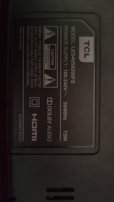 TCL compni LCD 10/10 condition