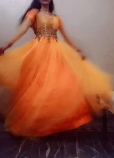 Neon Yellow maxi frock dress