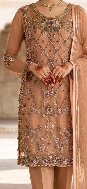 heavy handwork dress