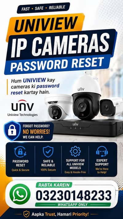 Uniview Camera Reset Technician