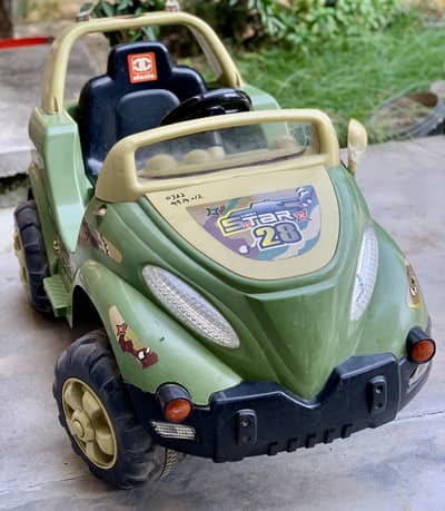 Kids Battery Operated Electric Jeep Car – Green – Ride On Car for Kids