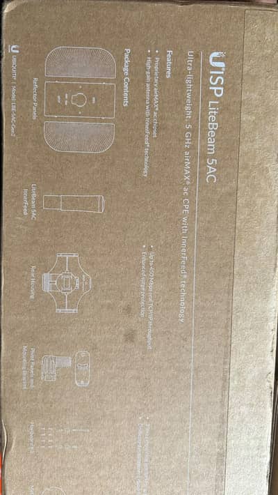 Ubiquiti airMAX LiteBeam 5AC – Few Months Used | Excellent Condition