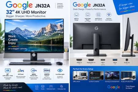 32" Inch - 4k IPS - 12 Bit Colors USB-C Monitor sRGB 100% Adobe RGB95%