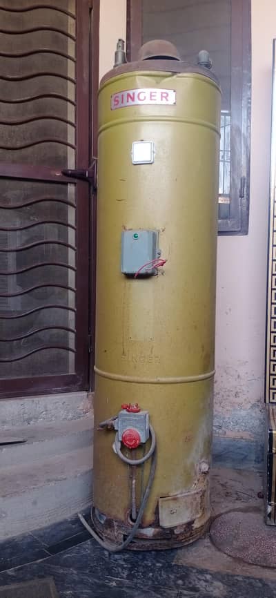 Singer Gas + Electric Water Geyser  30 gallon