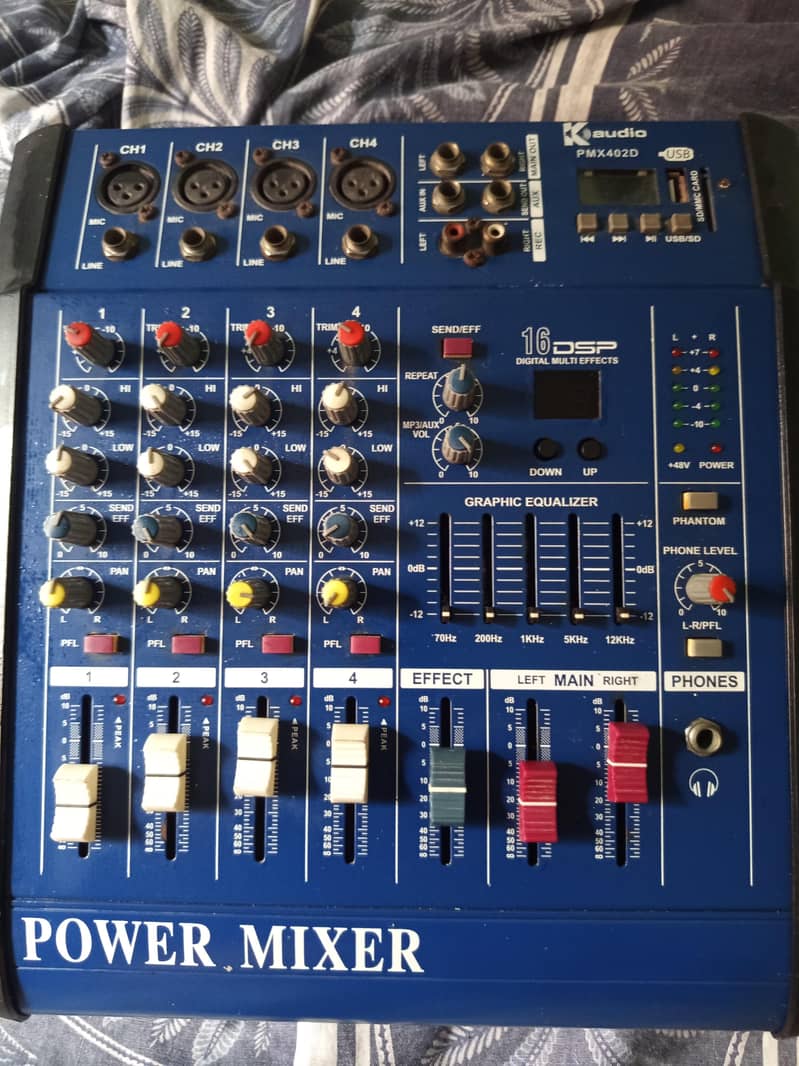 audio mixture amplifier 0