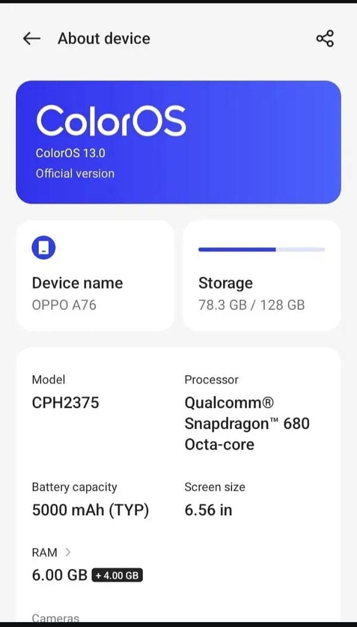 OPPO A76 2