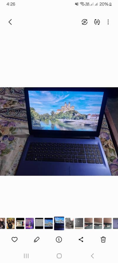 HD Laptop core i-3 6 Gen 4 GB Ram 128 Graphics Card