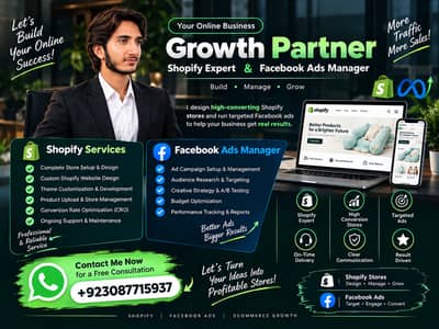 Your Online Business Growth Partner | Shopify & Facebook Ads