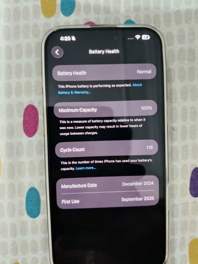 Iphone 16 Pro max - 256 GB - Factory unlock - 100% battery health