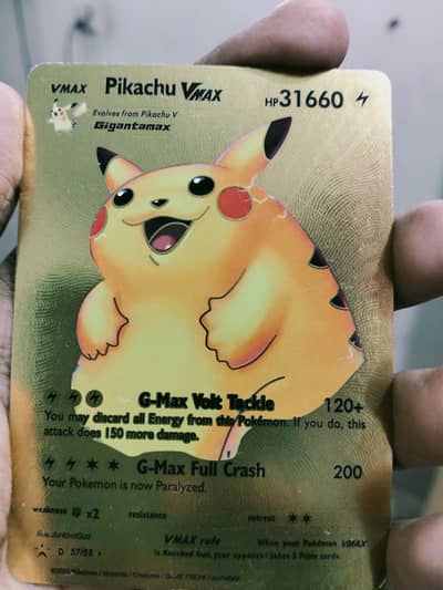 Pokemon Golden Card