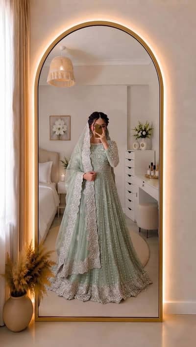 Brand new Bridal Maxi Available Brand name "Stitch Emporium mall"