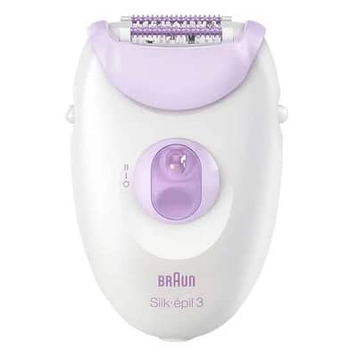 Original Braun Silk-épil 3  Corded Epilator with Smartlight-Razor