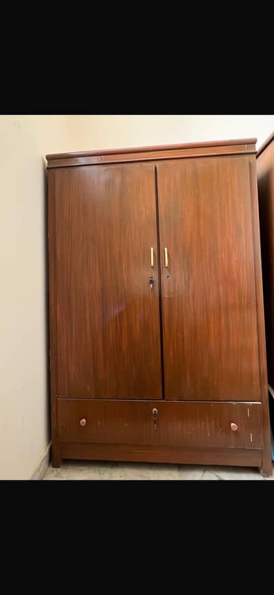 Wooden wardrobe