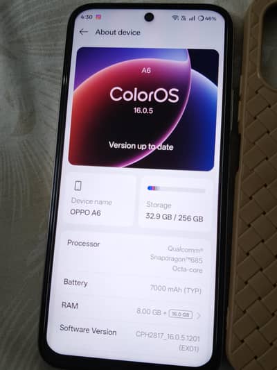 OPPO A6 - 256GB Memory - 8+16GB RAM - 10 Months Official Warranty