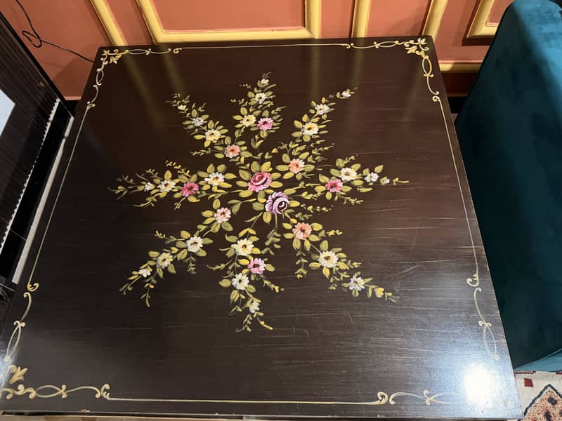 Middle table painted 2