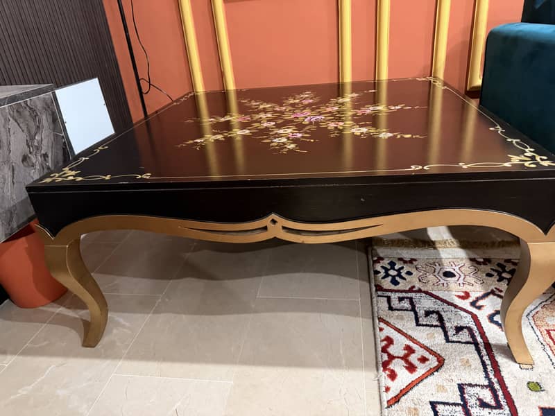 Middle table painted 3