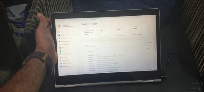 hp 360° core i5 7th gen