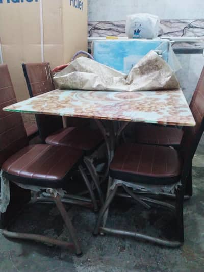 Dinning table with 6 chairs
