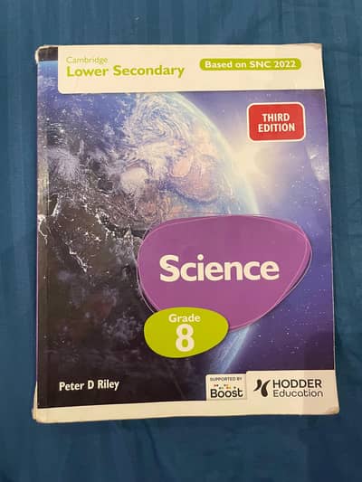 Cambridge lower secondary Science book grade 8 3rd edition