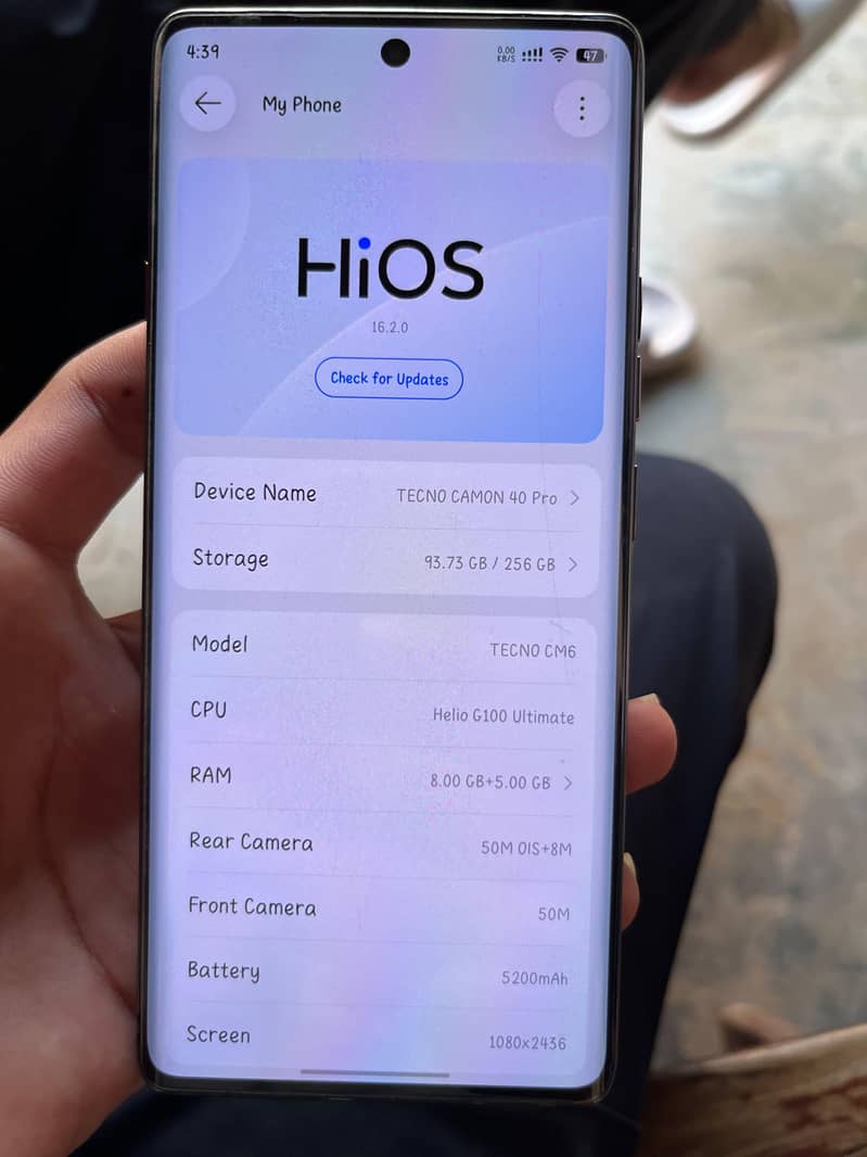 Tecno CAMON 40 Pro 4