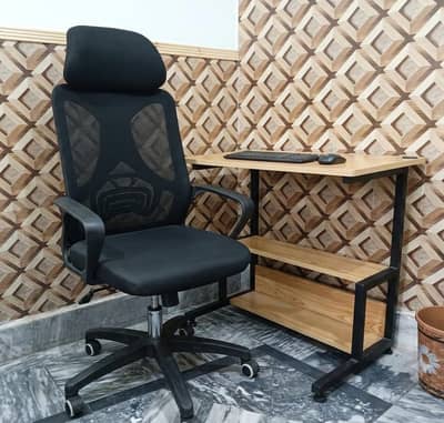 Leptop Table + Comfortable Chair | Complete Office Setup | Best Deal