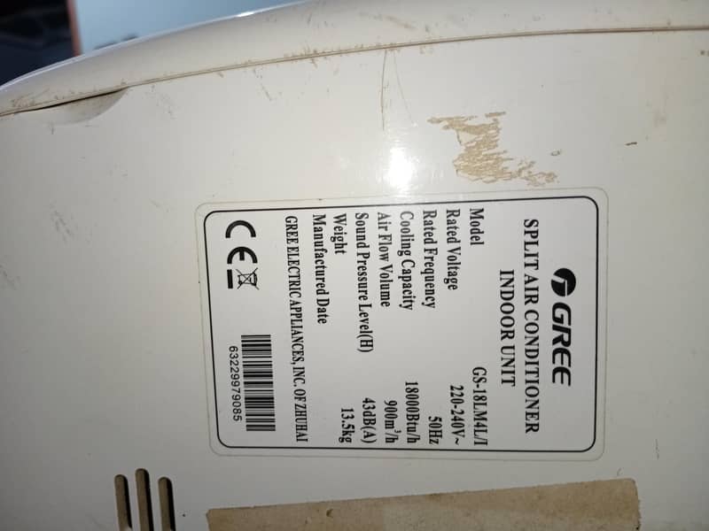 Gree 1.5 ton split AC 1