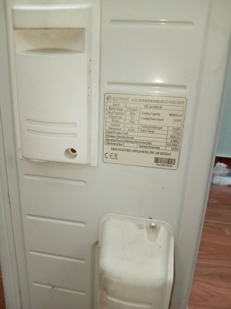 Gree 1.5 ton split AC 5