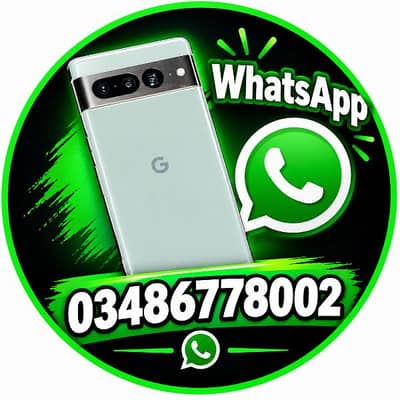 Google Pixel 7 Pro Mobile Sale 0348:67:78:002 My Whatsapp