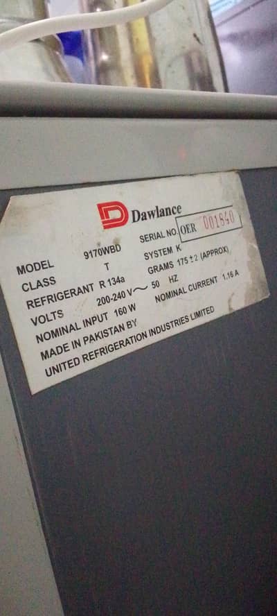 Dawlance Double Door Fridge Medium Size - Used Good Condition