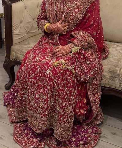 Bridal dress Baraat self designed