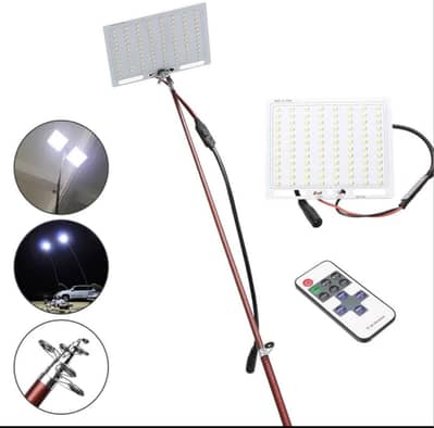 Camping LED Light with Remote & Adjustable Stand Porta