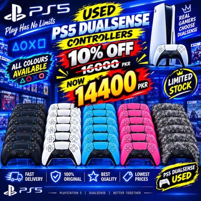 Ps5 dualsense controllar slightly used