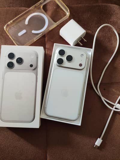 iPhone 17 Pro Silver JV Box With Original Adapter 100 Health in Wrnty